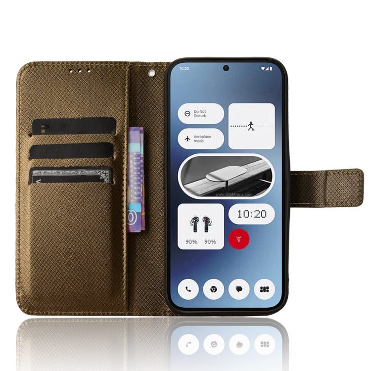 For Nothing Phone 2a Diamond Texture Leather Phone Case