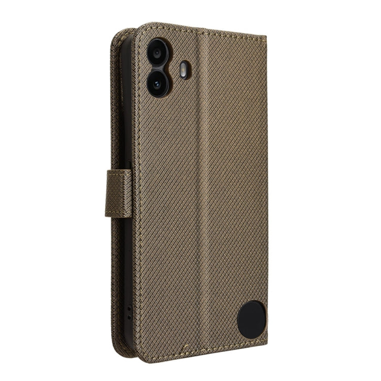 For Nothing CMF Phone 1 Diamond Texture Leather Phone Case