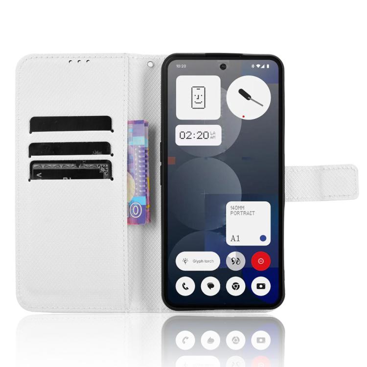 For Nothing Phone 3a Pro Diamond Texture Leather Phone Case
