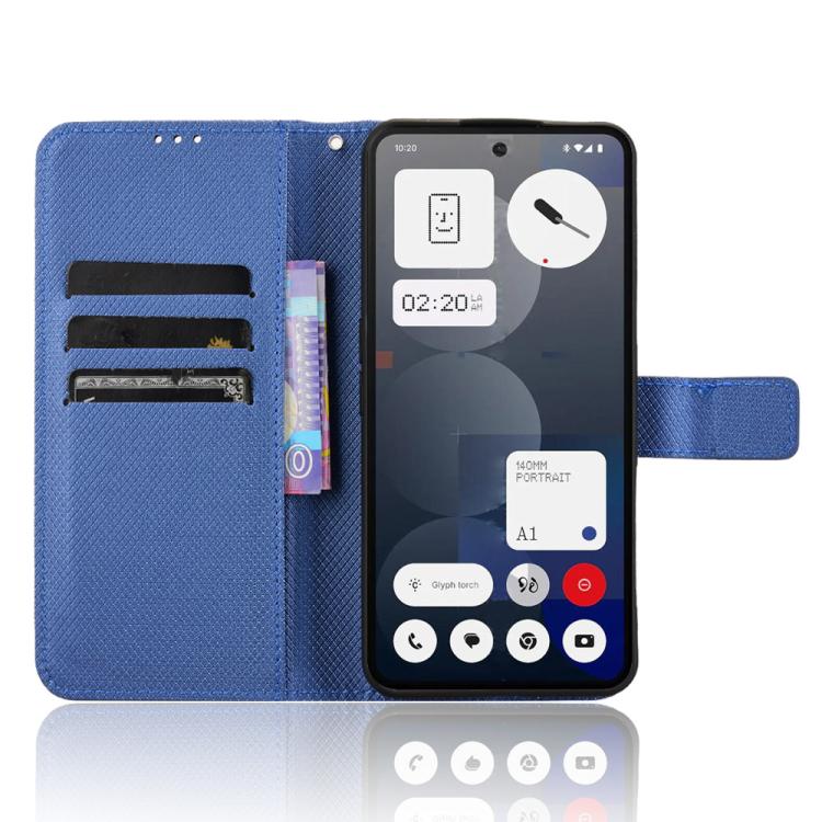 For Nothing Phone 3a Pro Diamond Texture Leather Phone Case