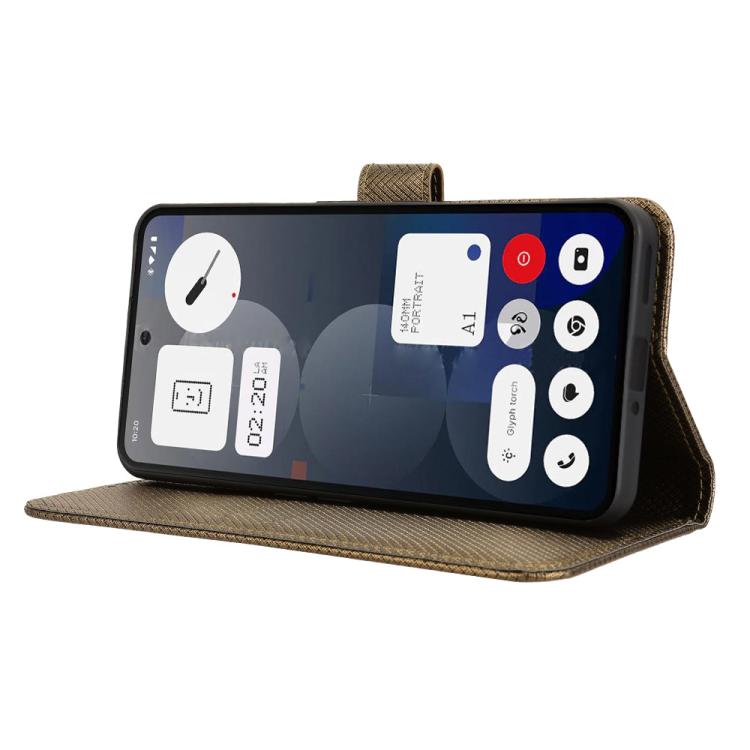 For Nothing Phone 3a Pro Diamond Texture Leather Phone Case