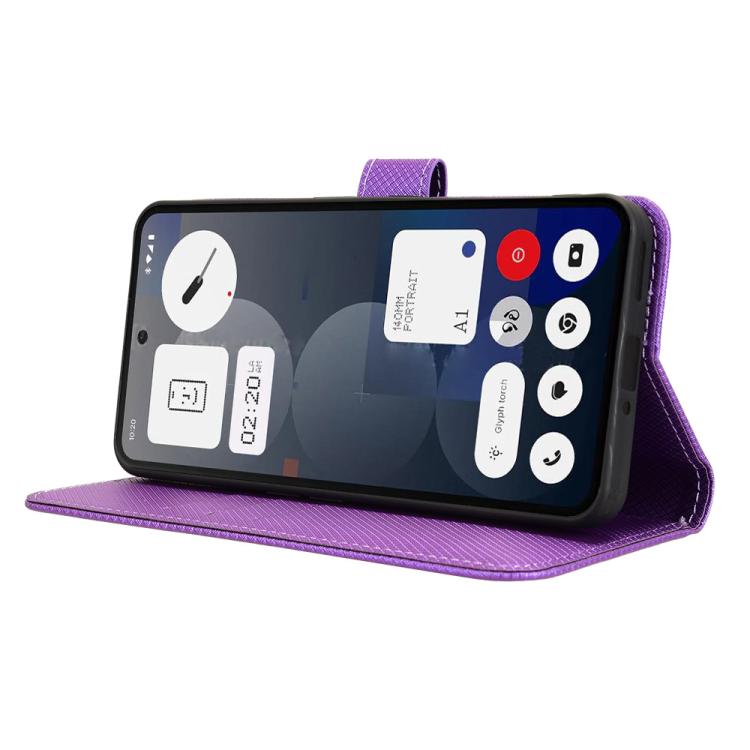 For Nothing Phone 3a Pro Diamond Texture Leather Phone Case