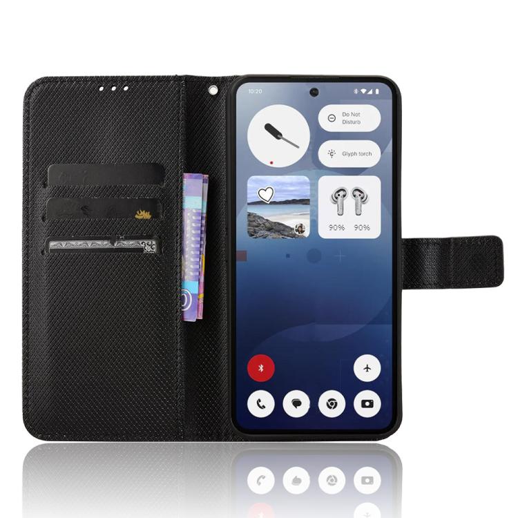 For Nothing Phone 3a Diamond Texture Leather Phone Case