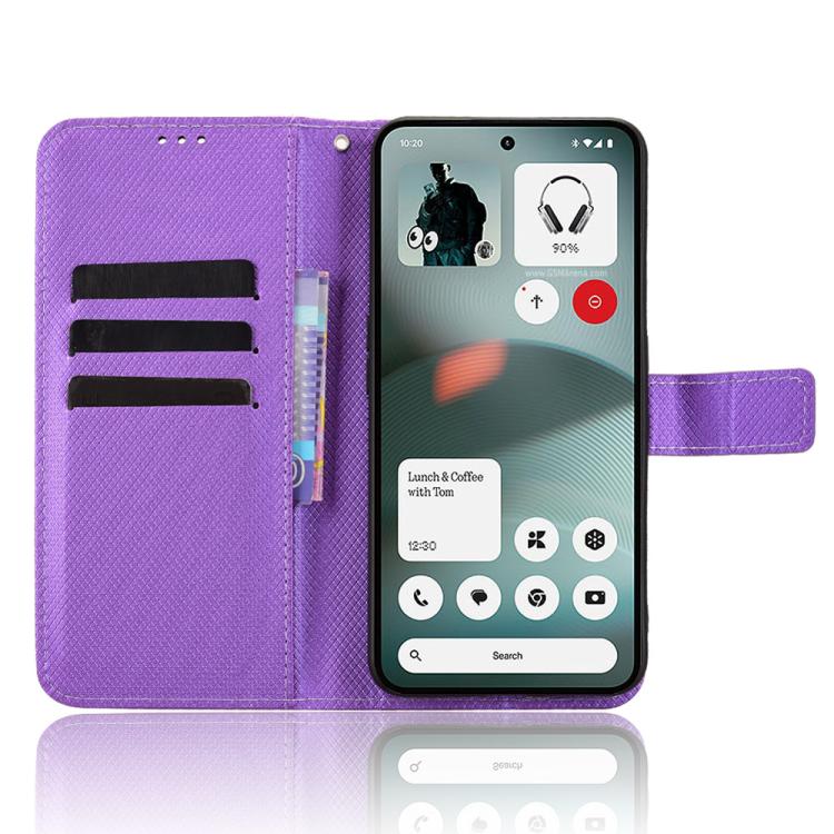 For Nothing Phone 3a Lite Diamond Texture Leather Phone Case