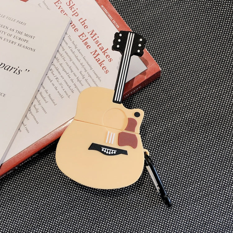 For AirPods Pro Guitar Shape Earphone Protective Case with Hook