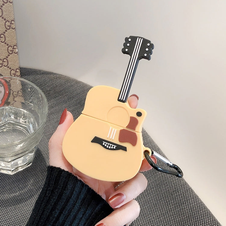 For AirPods Pro Guitar Shape Earphone Protective Case with Hook