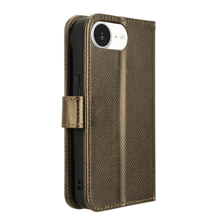 For iPhone 17e / 16e Diamond Texture Leather Phone Case