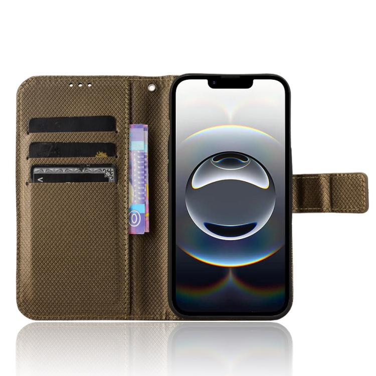 For iPhone 17e / 16e Diamond Texture Leather Phone Case