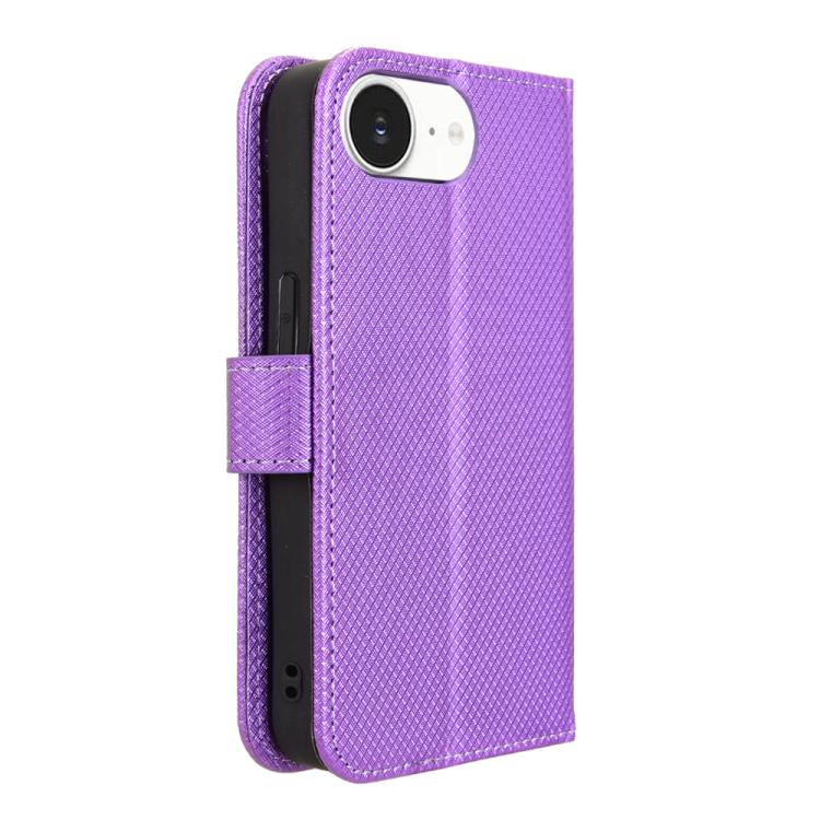 For iPhone 17e / 16e Diamond Texture Leather Phone Case