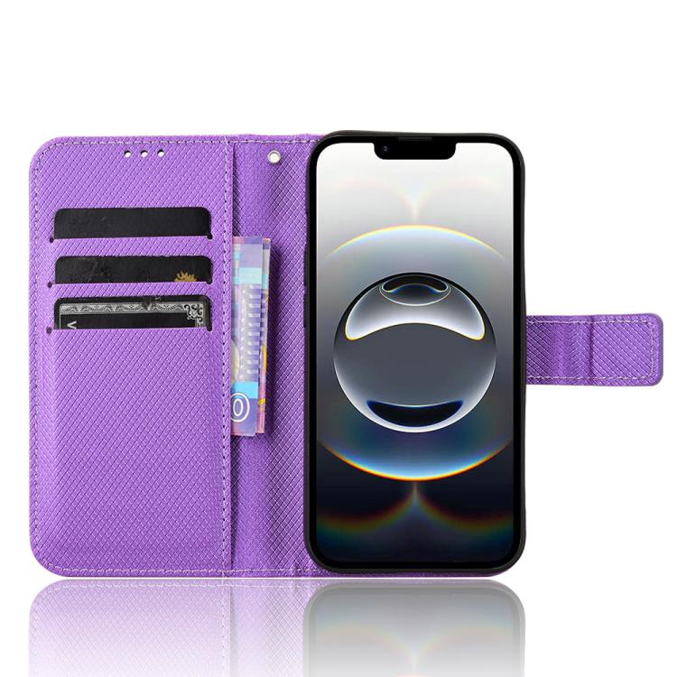 For iPhone 17e / 16e Diamond Texture Leather Phone Case