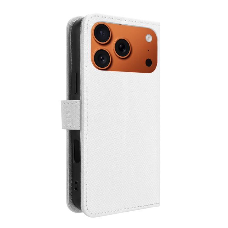 For iPhone 17 Pro Diamond Texture Leather Phone Case
