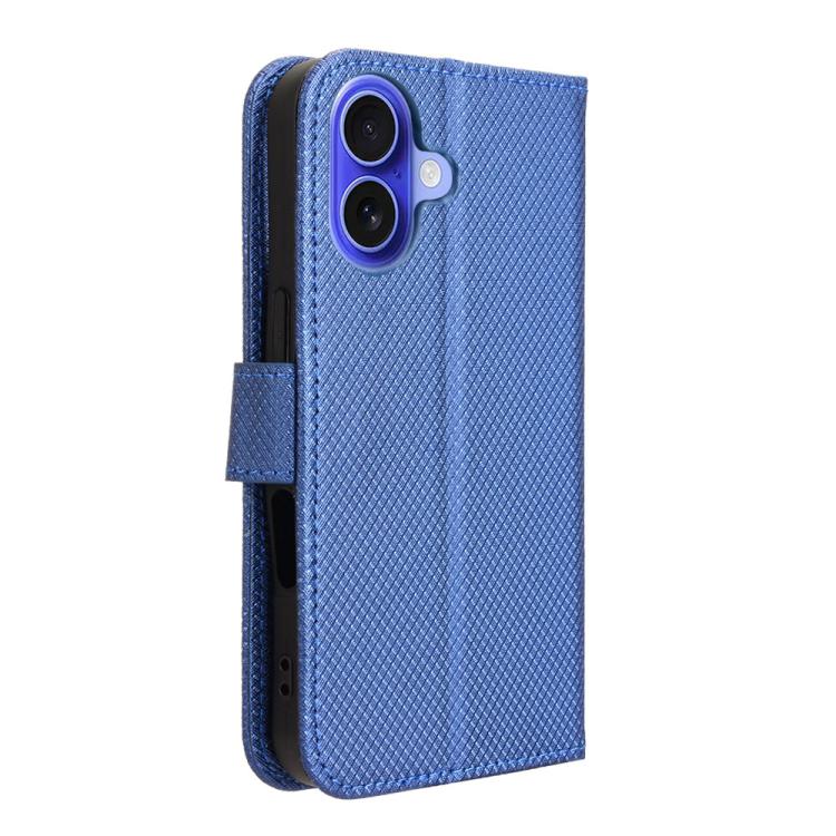For iPhone 17 Diamond Texture Leather Phone Case