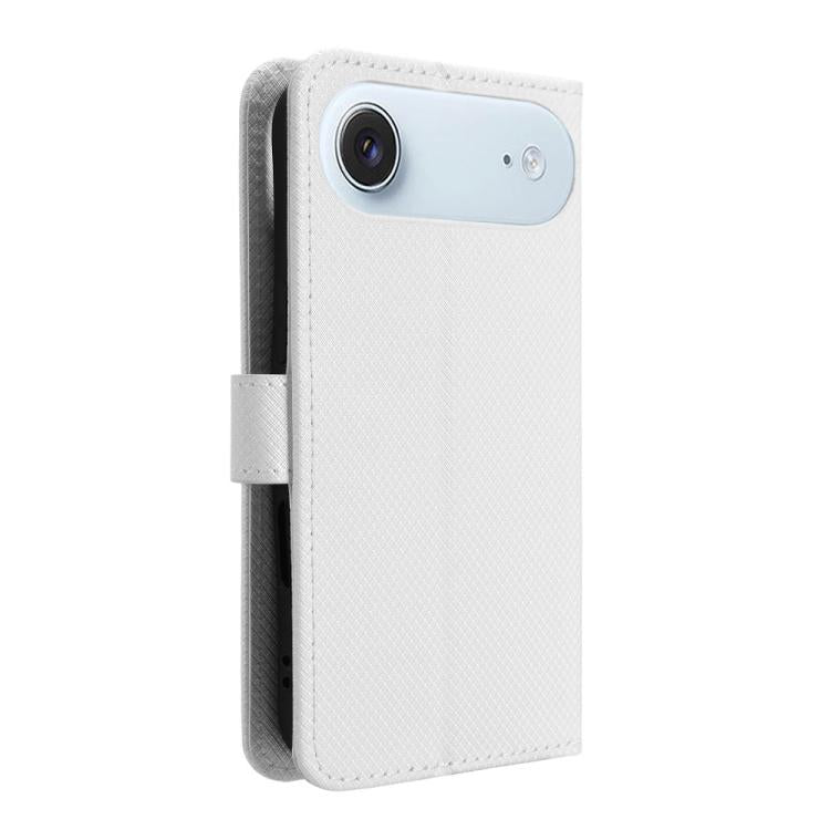 For iPhone Air Diamond Texture Leather Phone Case