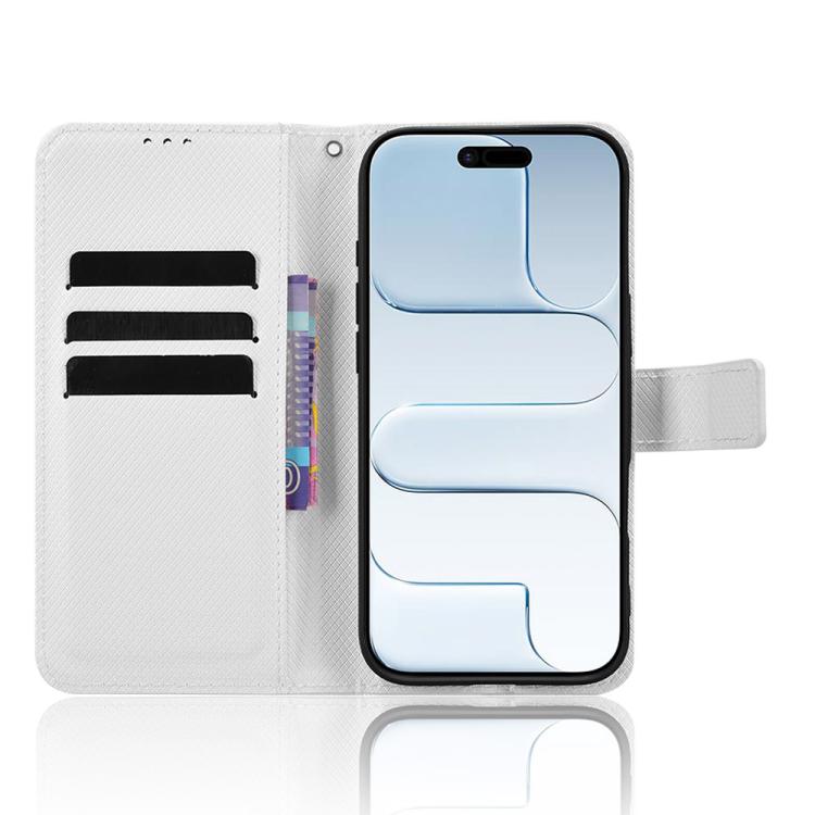 For iPhone Air Diamond Texture Leather Phone Case