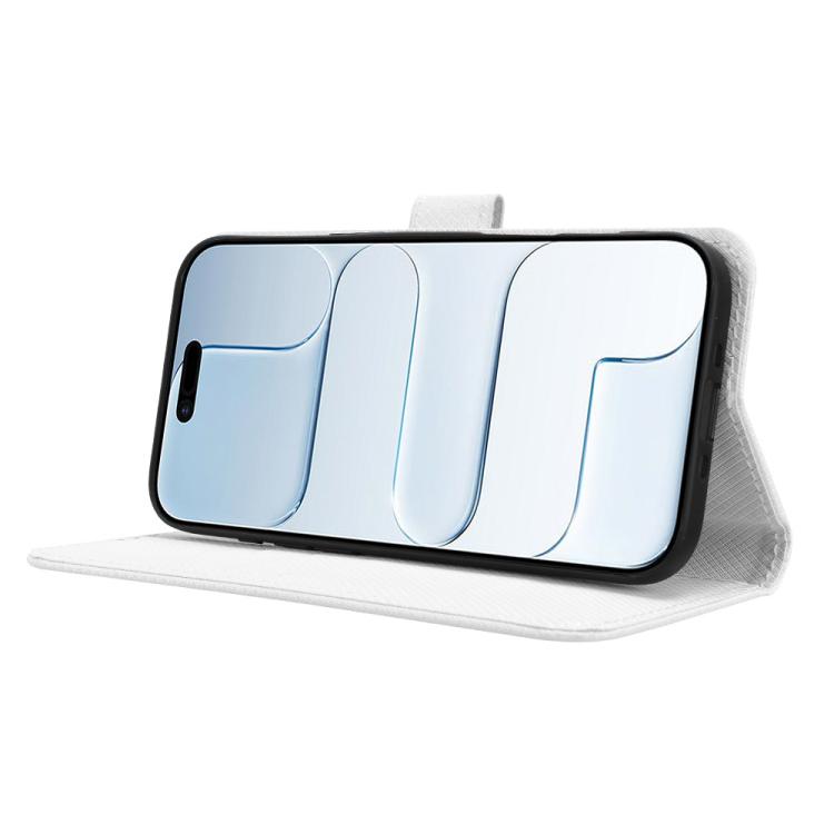 For iPhone Air Diamond Texture Leather Phone Case