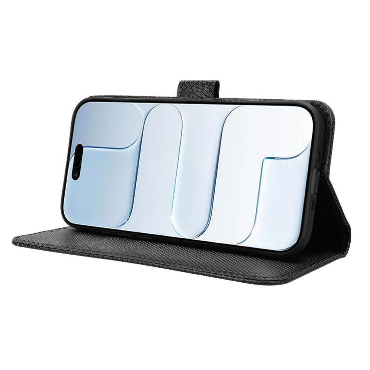 For iPhone Air Diamond Texture Leather Phone Case