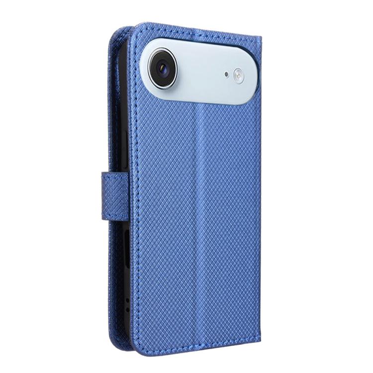 For iPhone Air Diamond Texture Leather Phone Case
