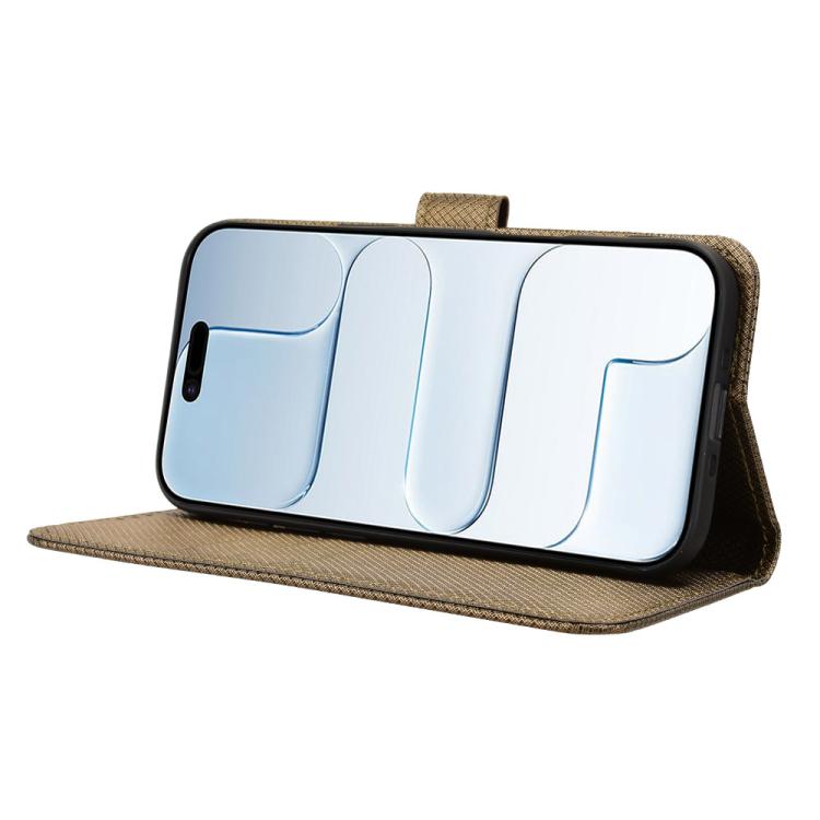 For iPhone Air Diamond Texture Leather Phone Case