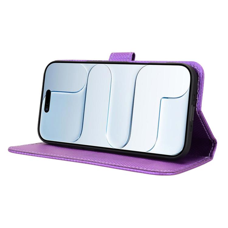 For iPhone Air Diamond Texture Leather Phone Case