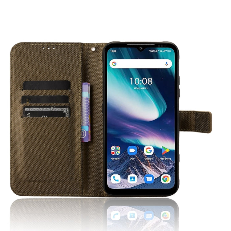 For Umidigi Bison X20 Diamond Texture Leather Phone Case