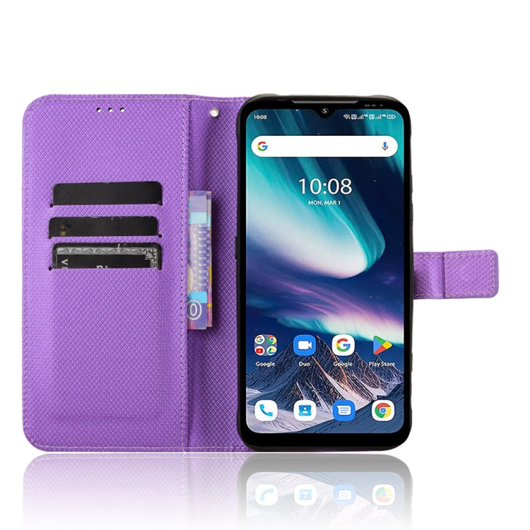 For Umidigi Bison X20 Diamond Texture Leather Phone Case
