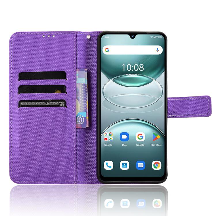 For Umidigi G100 / G100A Diamond Texture Leather Phone Case