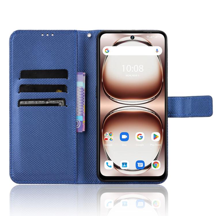 For Umidigi Note 100 / Note 100A Diamond Texture Leather Phone Case