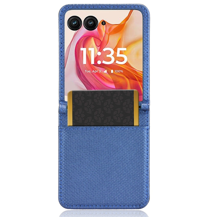 For Motorola Razr 50 Ultra Diamond Texture Leather Phone Case