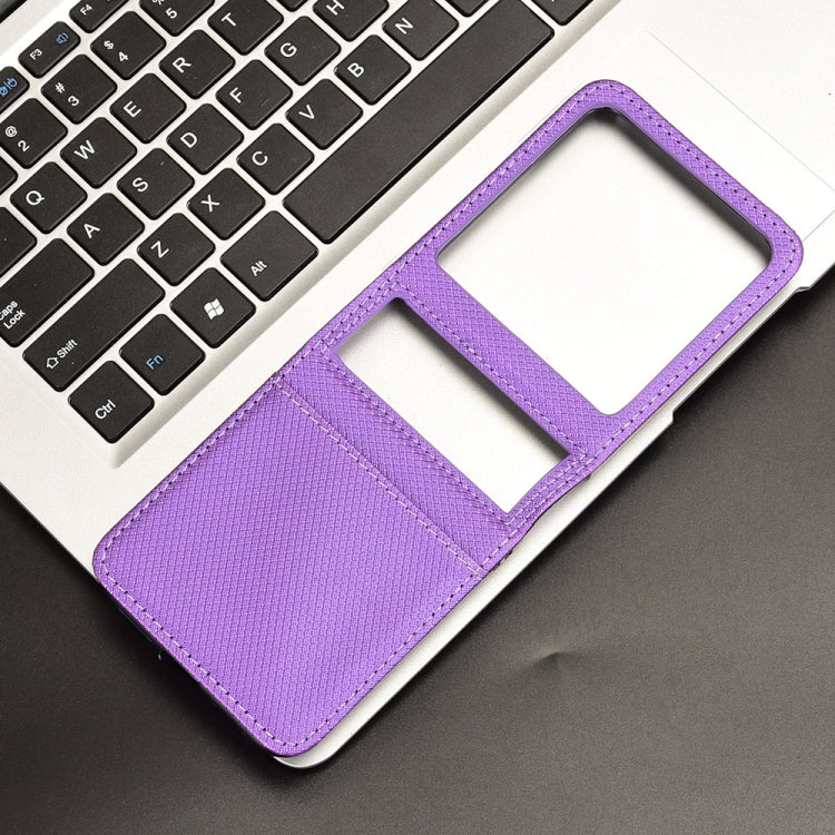 For Motorola Razr 50 Diamond Texture Leather Phone Case