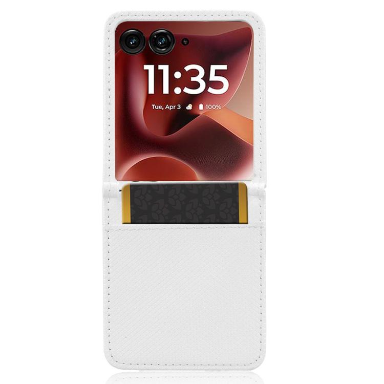 For Motorola Razr 60 Ultra Diamond Texture Leather Phone Case
