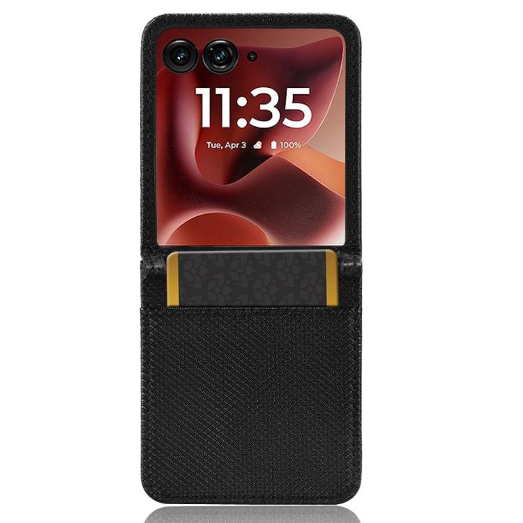For Motorola Razr 60 Ultra Diamond Texture Leather Phone Case