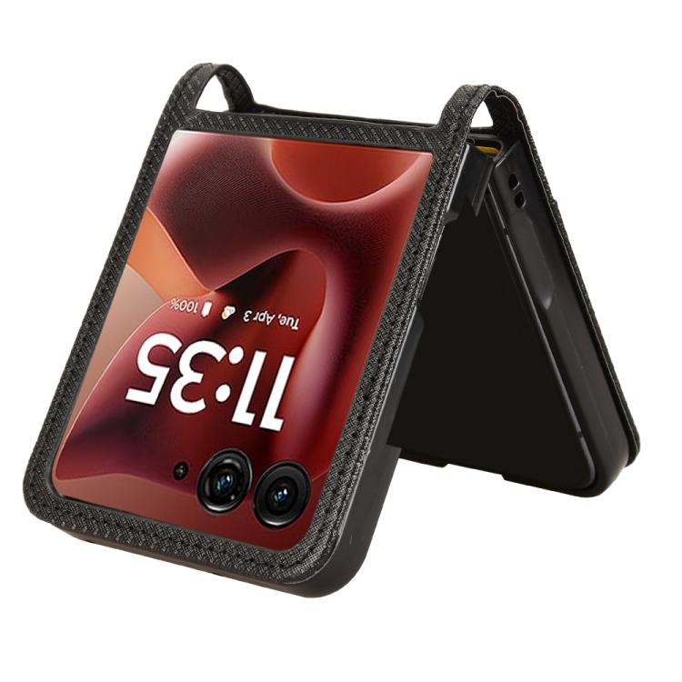 For Motorola Razr 60 Ultra Diamond Texture Leather Phone Case