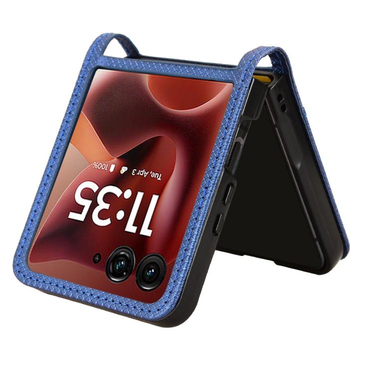 For Motorola Razr 60 Ultra Diamond Texture Leather Phone Case