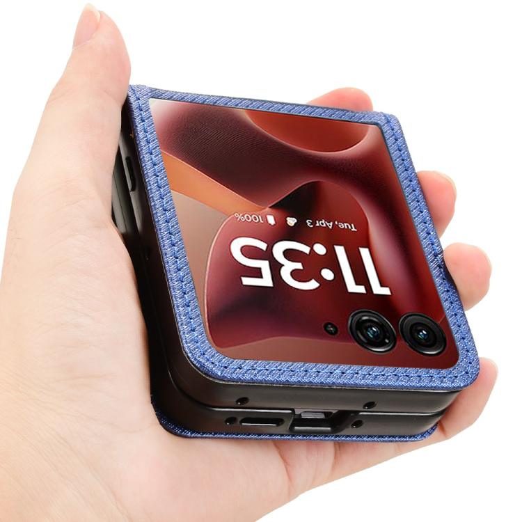 For Motorola Razr 60 Ultra Diamond Texture Leather Phone Case