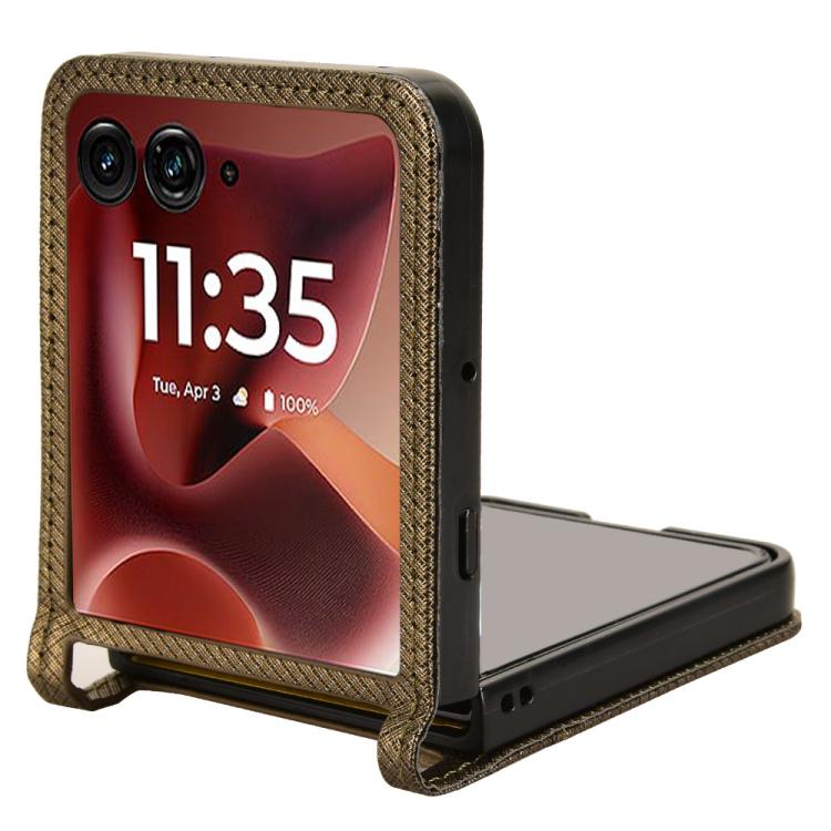 For Motorola Razr 60 Ultra Diamond Texture Leather Phone Case