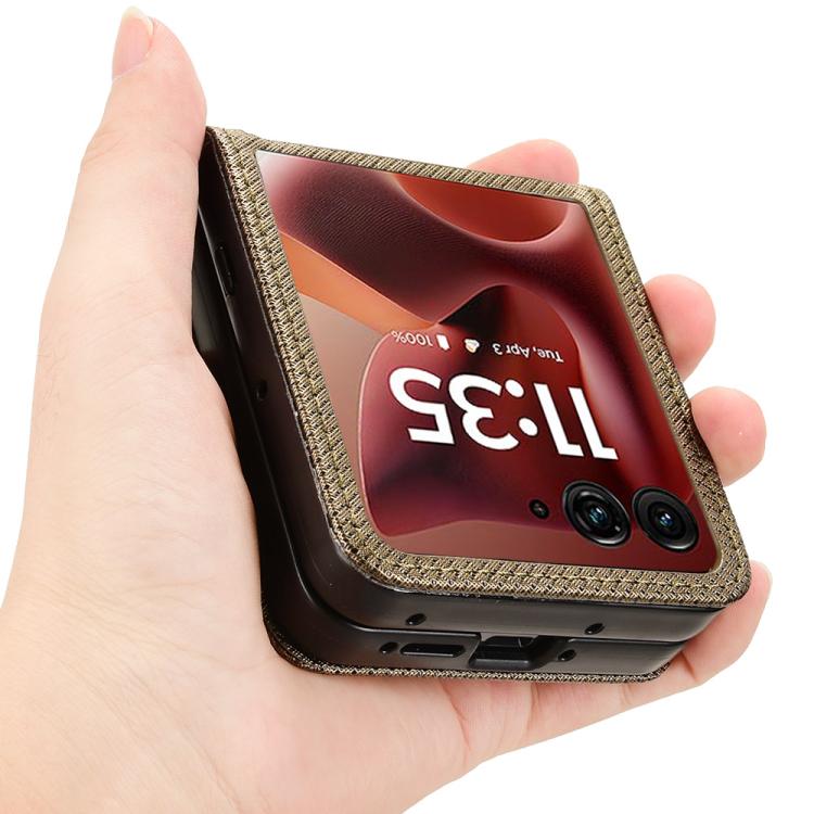 For Motorola Razr 60 Ultra Diamond Texture Leather Phone Case