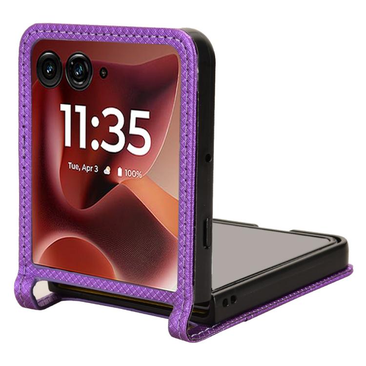 For Motorola Razr 60 Ultra Diamond Texture Leather Phone Case