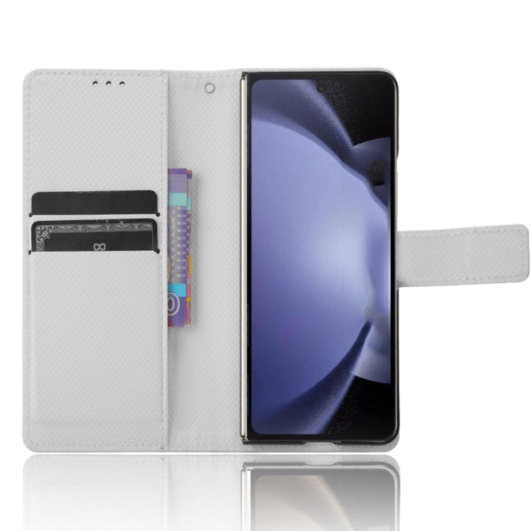 For Samsung Galaxy Z Fold6 Diamond Texture Leather Phone Case
