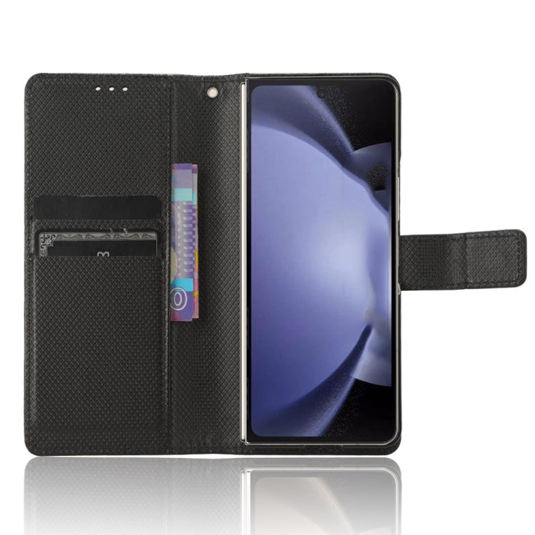 For Samsung Galaxy Z Fold6 Diamond Texture Leather Phone Case
