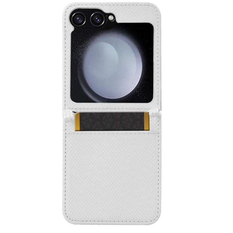 For Samsung Galaxy Z Flip7 FE / Flip6 Diamond Texture Leather Phone Case