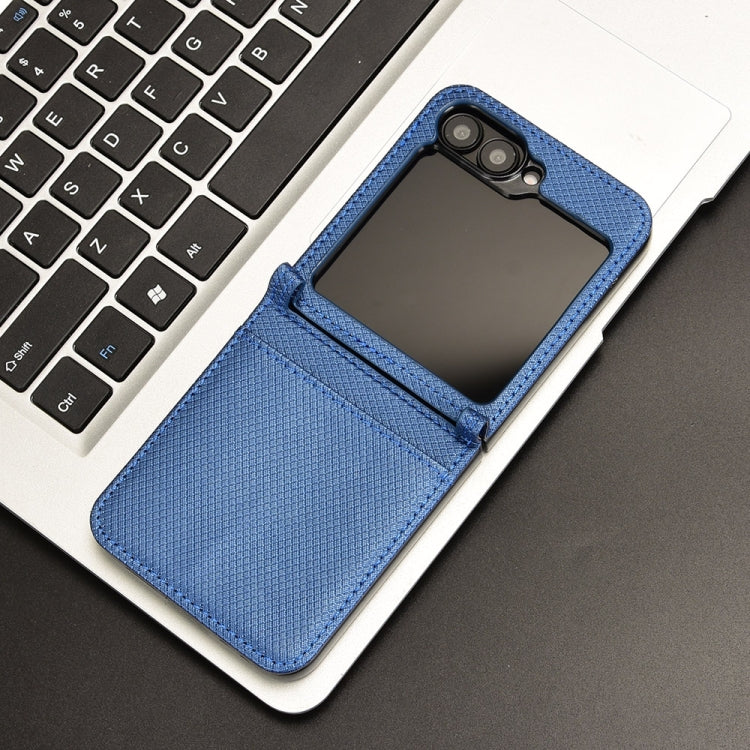 For Samsung Galaxy Z Flip7 FE / Flip6 Diamond Texture Leather Phone Case