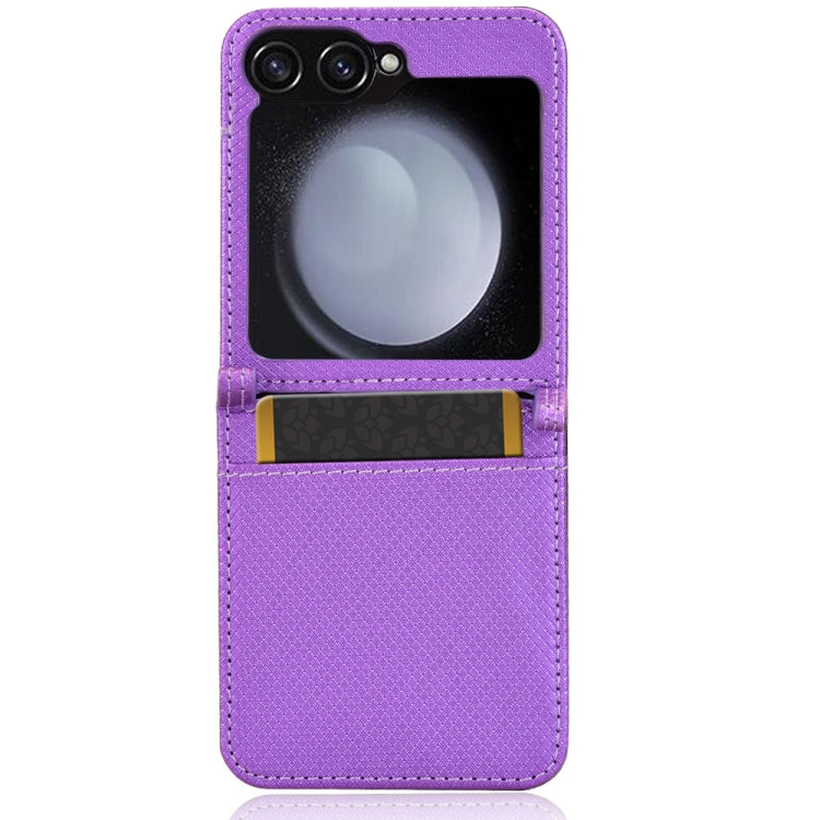 For Samsung Galaxy Z Flip7 FE / Flip6 Diamond Texture Leather Phone Case
