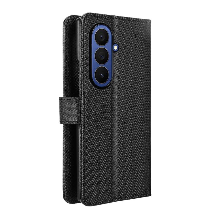 For Samsung Galaxy Z Fold7 Diamond Texture Leather Phone Case
