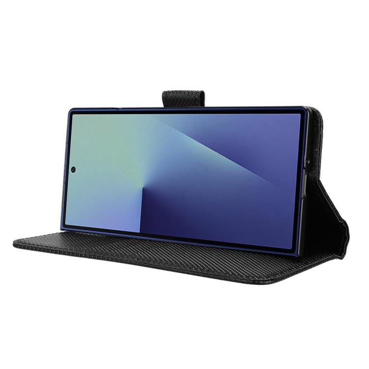 For Samsung Galaxy Z Fold7 with Pen Slot Diamond Texture Leather Phone Case