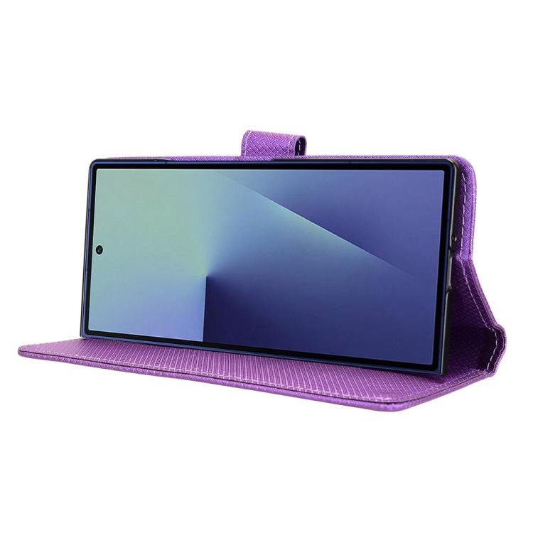 For Samsung Galaxy Z Fold7 with Pen Slot Diamond Texture Leather Phone Case