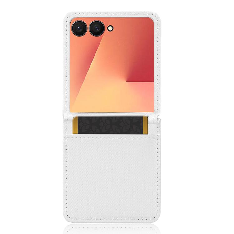 For Samsung Galaxy Flip7 5G Diamond Texture Leather Phone Case