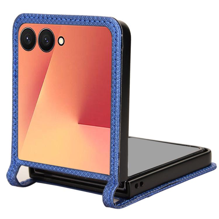 For Samsung Galaxy Flip7 5G Diamond Texture Leather Phone Case