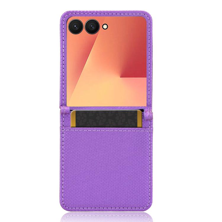 For Samsung Galaxy Flip7 5G Diamond Texture Leather Phone Case