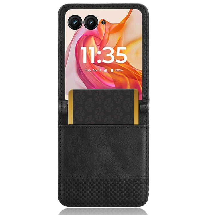 For Motorola Razr 50 Ultra Retro Texture Leather Phone Case