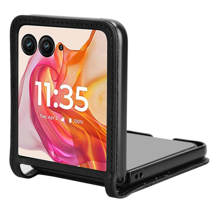 For Motorola Razr 50 Ultra Retro Texture Leather Phone Case